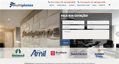 Desktop Screenshot of multiplanos.com.br